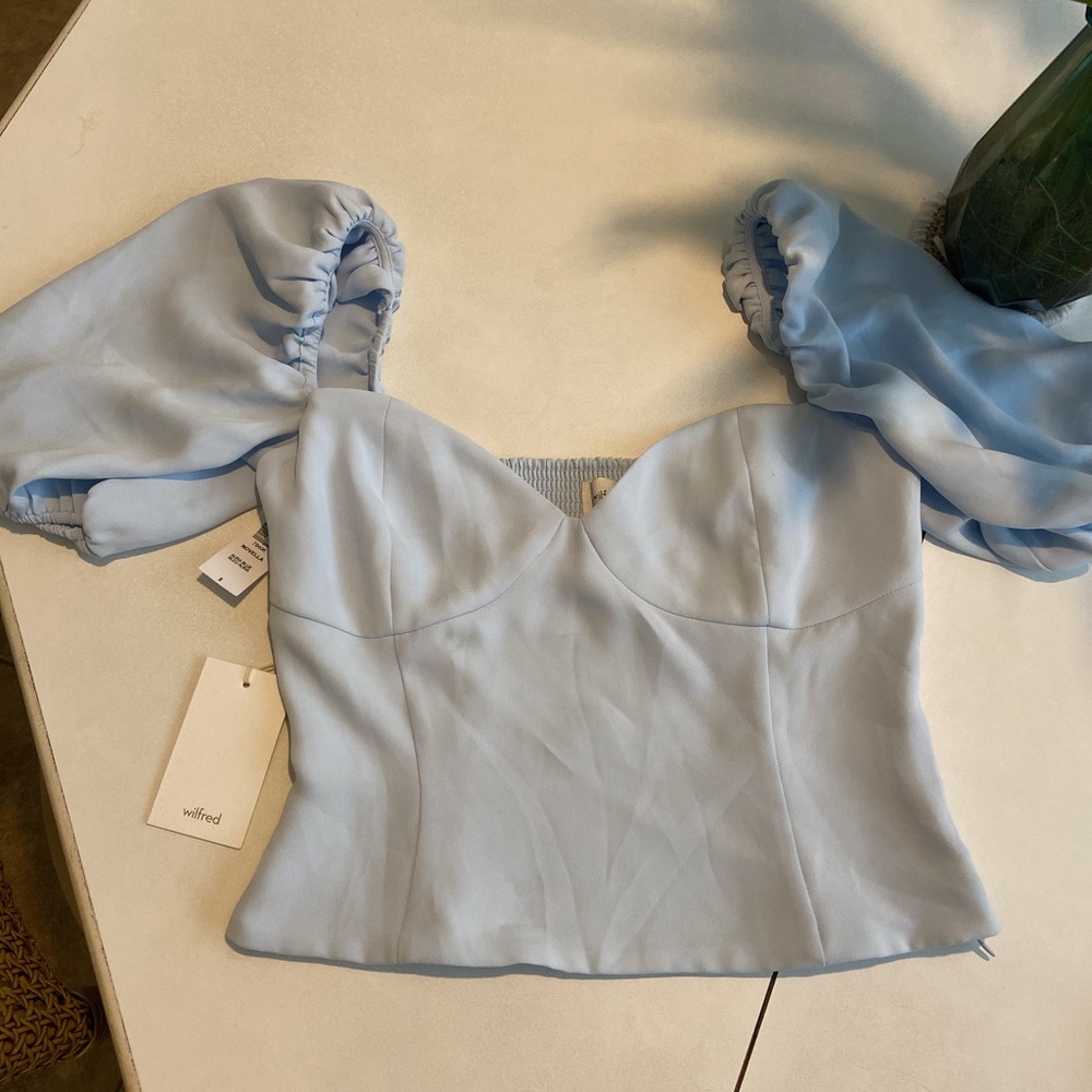 Aritzia wilfred novella blouse